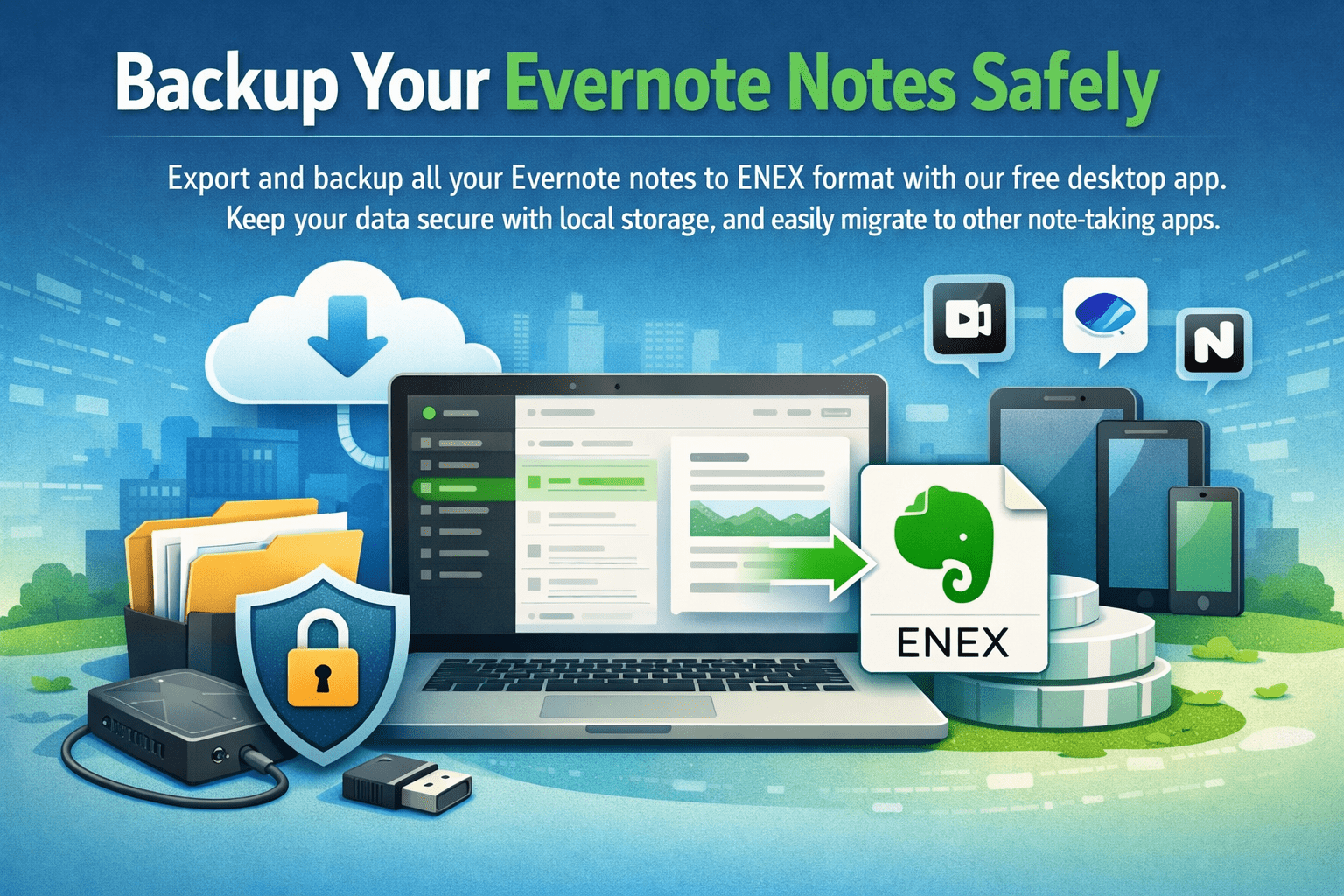 How to Use Evernote Backup Tool